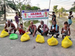 ज़ज़्बा वेलफेयर फाउंडेशन ने जरूरतमंदों को अत्यावश्यक खाद्य सामग्री मुहिया कराई